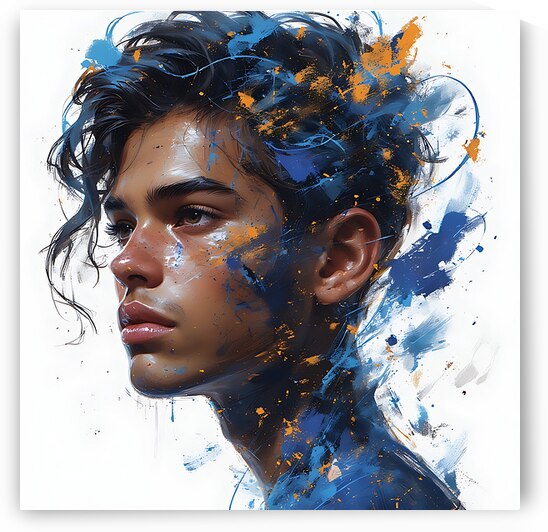 Contemplation in a Storm of Color by Lingua Bridge