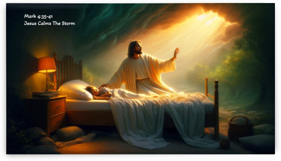 Jesus Calms the Storm Mark 4:35-41 by DR Mustain by DR Mustain
