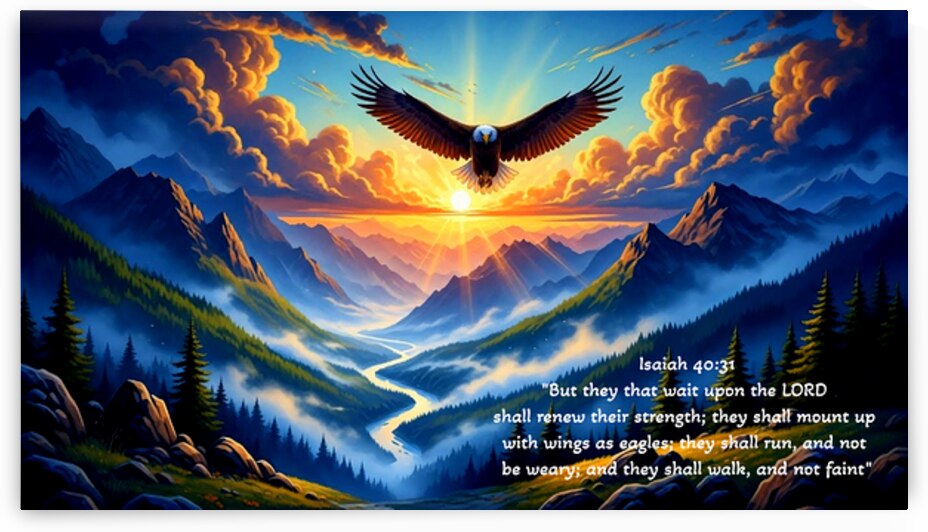 Those who wait on the Lord. Isaiah 40:31 by DR Mustain by DR Mustain