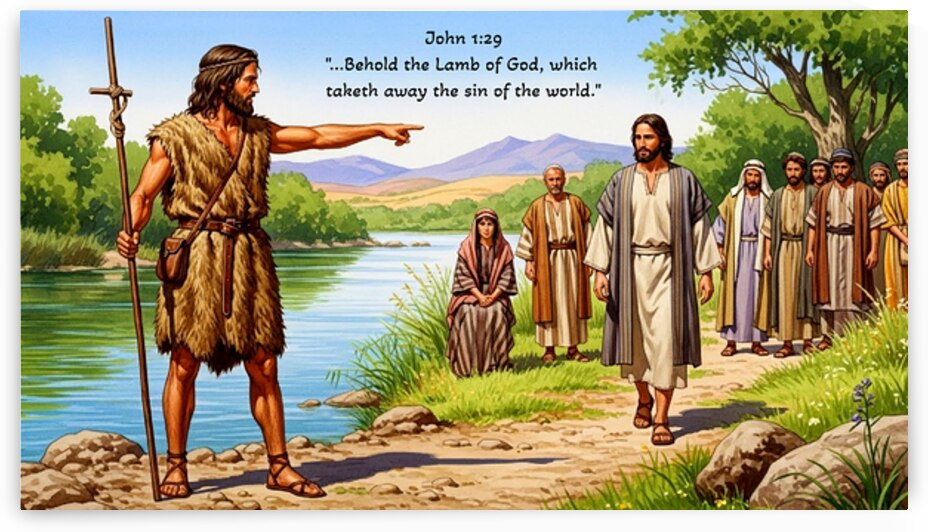 Behold the Lamb of God which taketh away the sin of the world. John 1:29 by DR Mustain by DR Mustain
