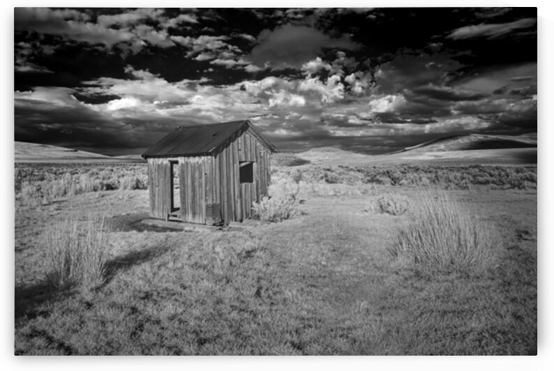 The Shack - Infrared - Smoke Creek Area - Lassen County California by Mike Lee