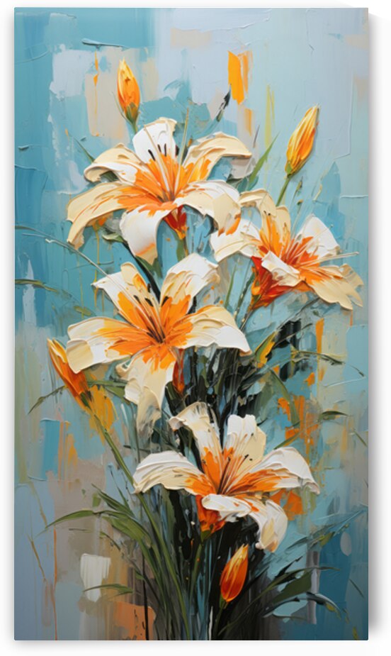 Colorful Oil painting by Towseef Dar