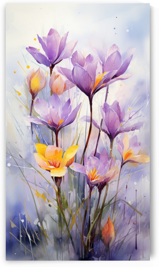 Watercolor Flowers by Towseef Dar