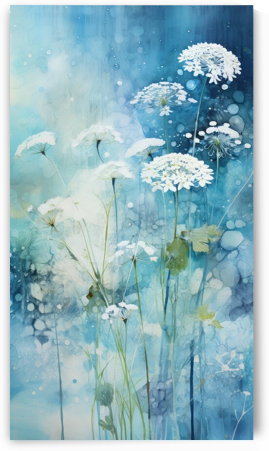 Watercolor Flowers background by Towseef Dar