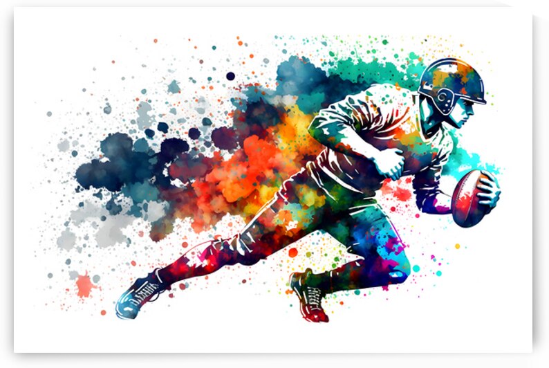 American Rugby Player by Towseef Dar