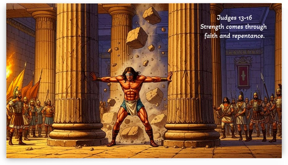 Strength Comes Through Faith and Repentance Samson Judges 13-16 by DR Mustain by DR Mustain