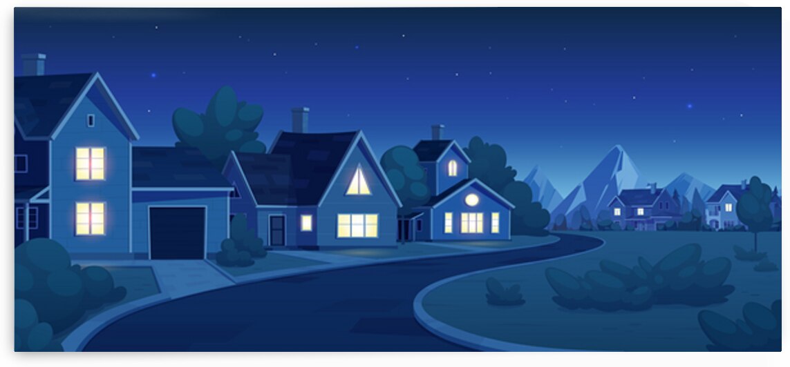 Suburban Street by Towseef Dar