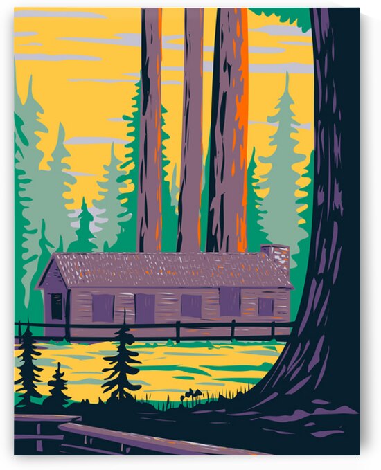 The Mariposa Grove Cabin by Towseef Dar