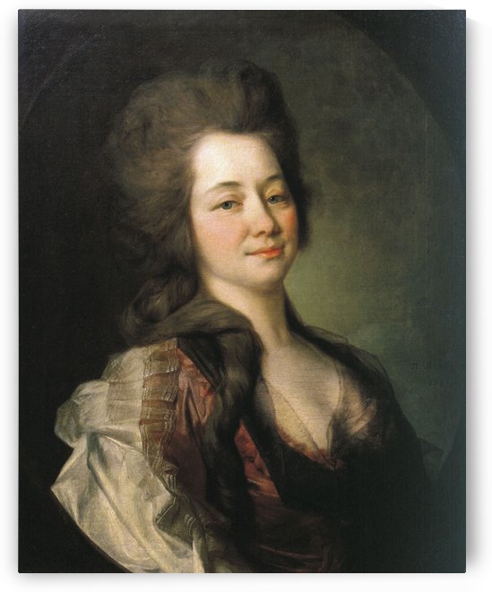 Portrait of Maria Alexeevna Lvova by Dmitry Levitzky