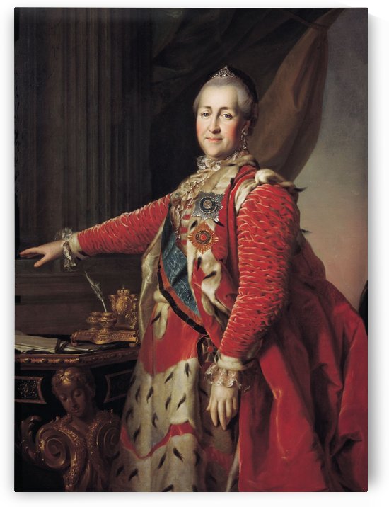 Portrait of Catherine II by Dmitry Levitzky