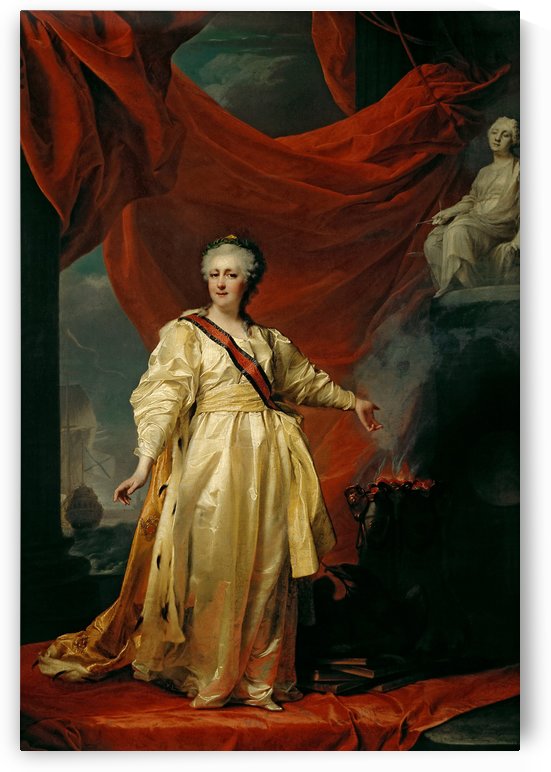 Portrait of Empress Catherine II by Dmitry Levitzky