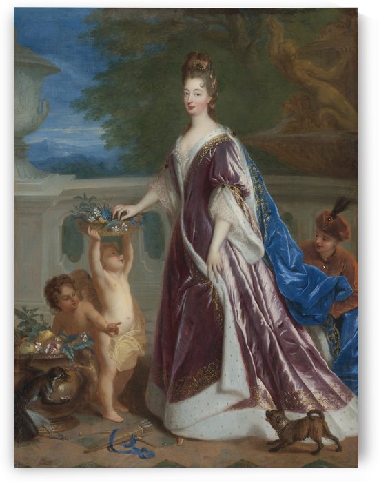 Portrait of Elisabeth - Charlotte de Baviere by Dmitry Levitzky