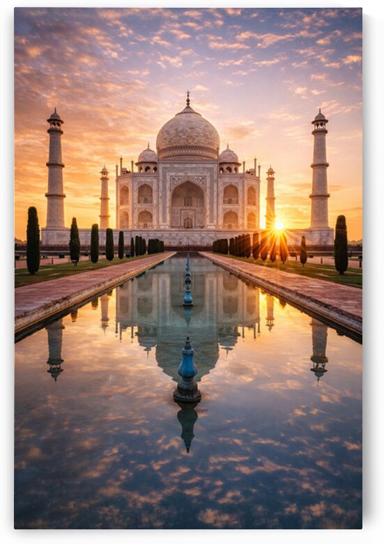  Taj Mahal at Sunrise – Timeless Symbol of Love and Architecture by Zeinhem Elsaree