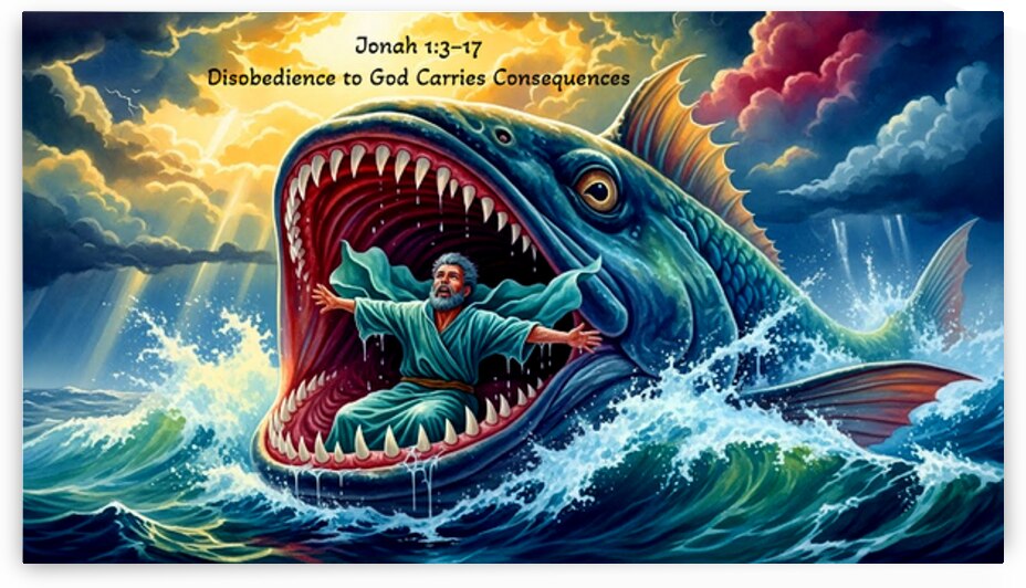 Disobedience to God Carries Consequences. Jonah 1:3–17 by DR Mustain by DR Mustain