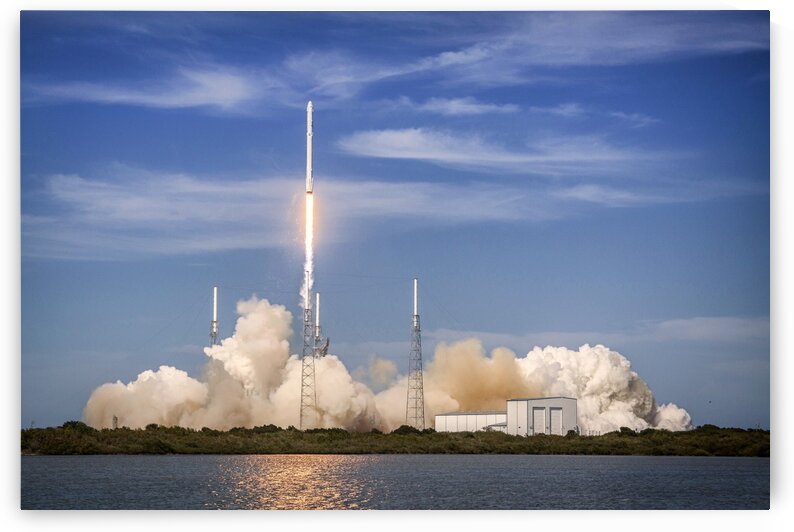 Falcon 9 Lifts Off from Space Launch Complex 40 by Bill Swartwout Photography