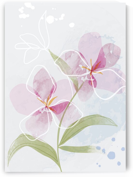 Colorful watercolor texture design. b by Towseef Dar