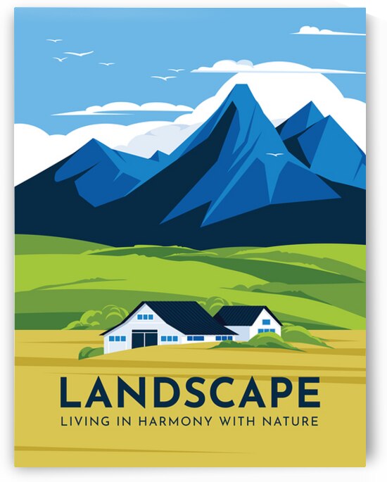 Lonely farmhouse on the mountain by Towseef Dar