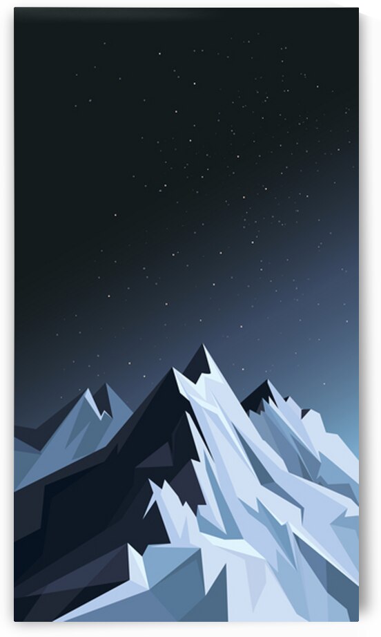 Mountains in the night. d by Towseef Dar