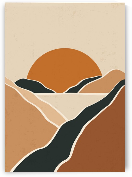 Terracota mountain landscape by Towseef Dar