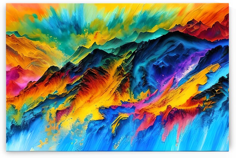 Abstract colorful nature by Towseef Dar