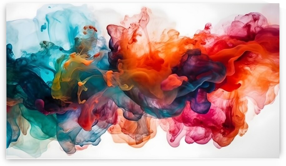 Colorful alcohol ink by Towseef Dar