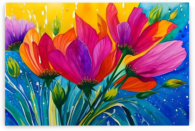 Blooming floral flowers by Towseef Dar