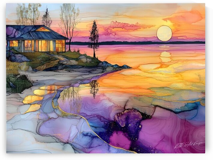 Sea Of Tranquility - Peaceful Place by SykArt Designs