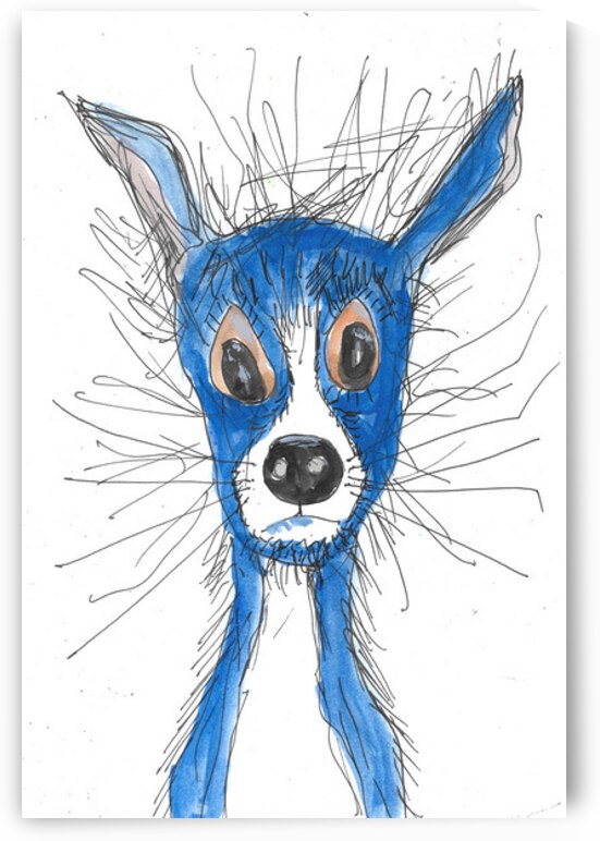 Blue Dog Wide Awake by Robert Burton