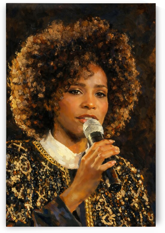 1987 Whitney Houston Art  by Row One Brand