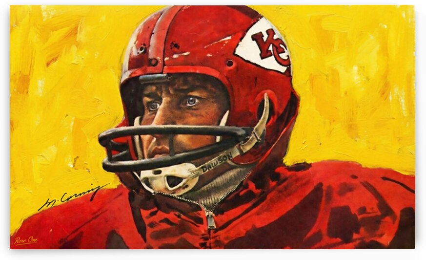 Len Dawson Chiefs Art Remix by Row One Brand