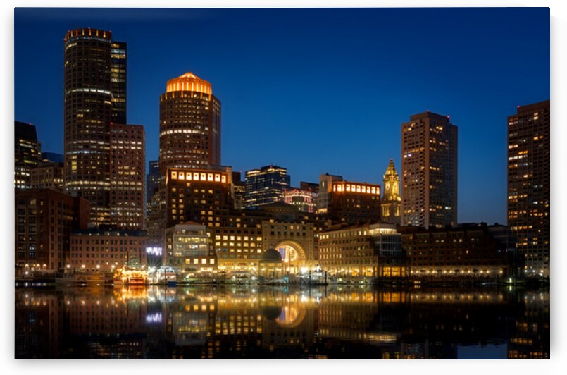 Twilight at Fan Pier Boston by Rick Berk