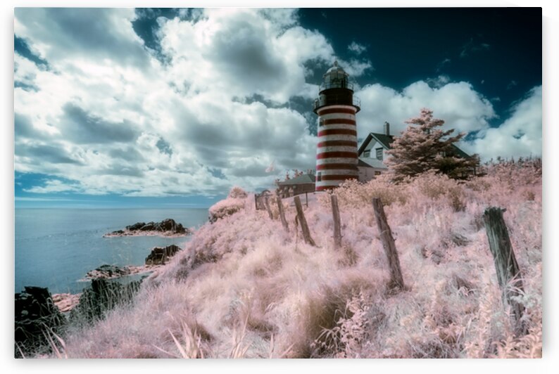 Ethereal Morning at West Quoddy Head Lighthouse by Rick Berk