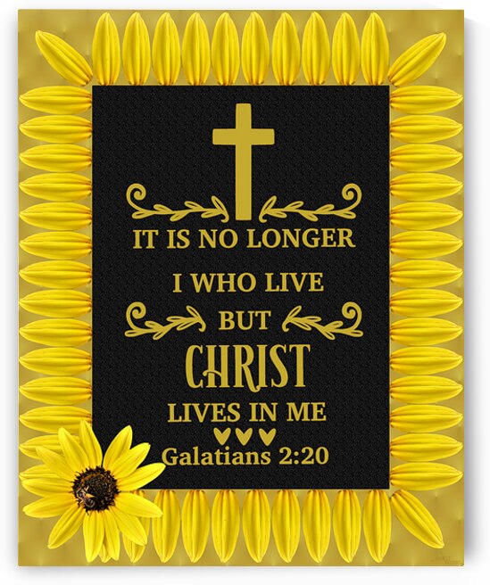 Galatians 2:20 Yellow S by Arnett Siders