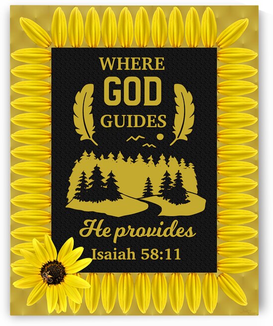 Isaiah 58:11 Yellow S by Arnett Siders