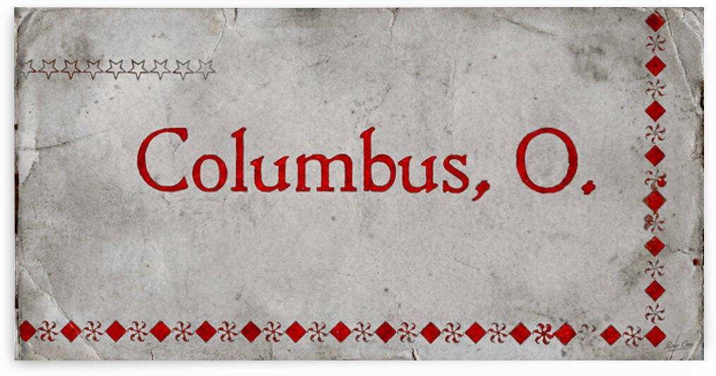 Early 1900s Columbus Ohio Art by Row One Brand