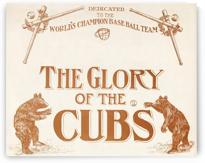 1909 Glory of the Cubs by Row One Brand