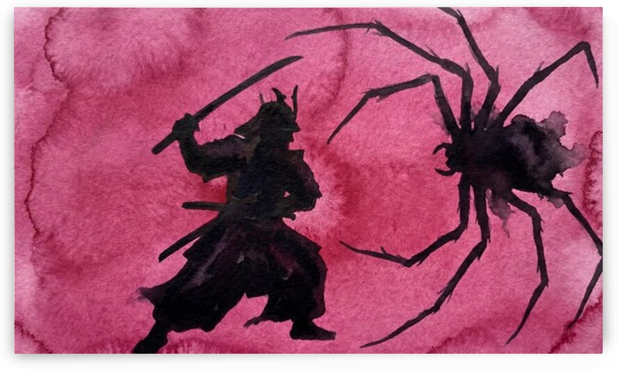 The Guardian of the Sakura Mist by Sumer Paintings