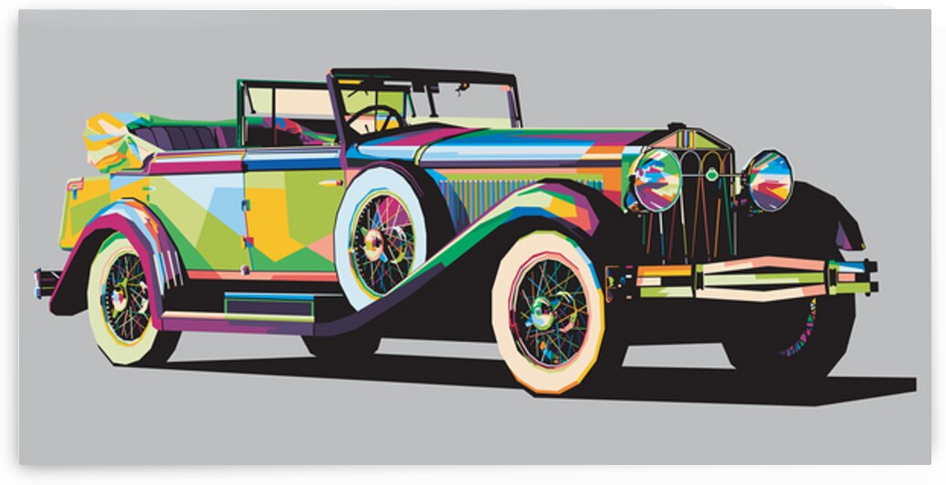 Colorful classic car by Towseef Dar