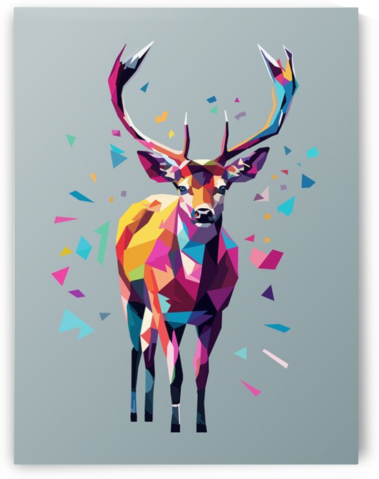 Deer pop art  by Towseef Dar
