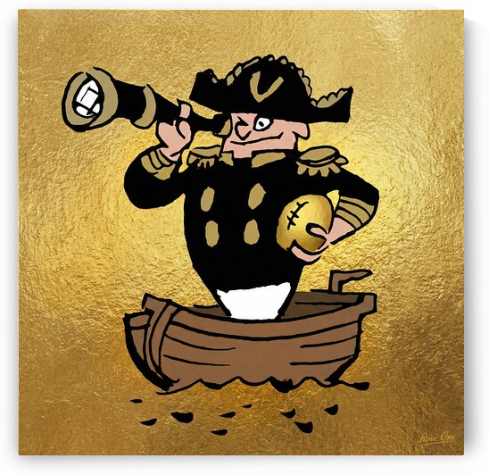 1960s Vanderbilt Football Cartoon Art by Row One Brand