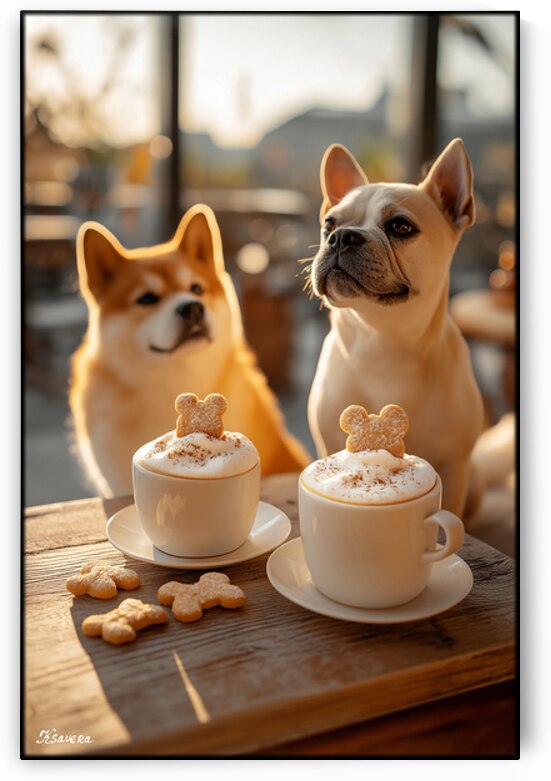 Dogs FA 25 2x3 588 by Ksavera ART