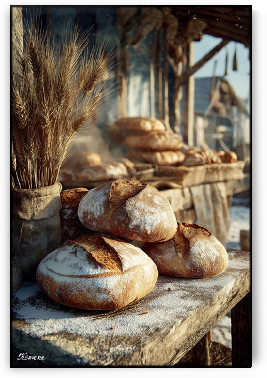Bread FA 25 2x3 589 by Ksavera ART