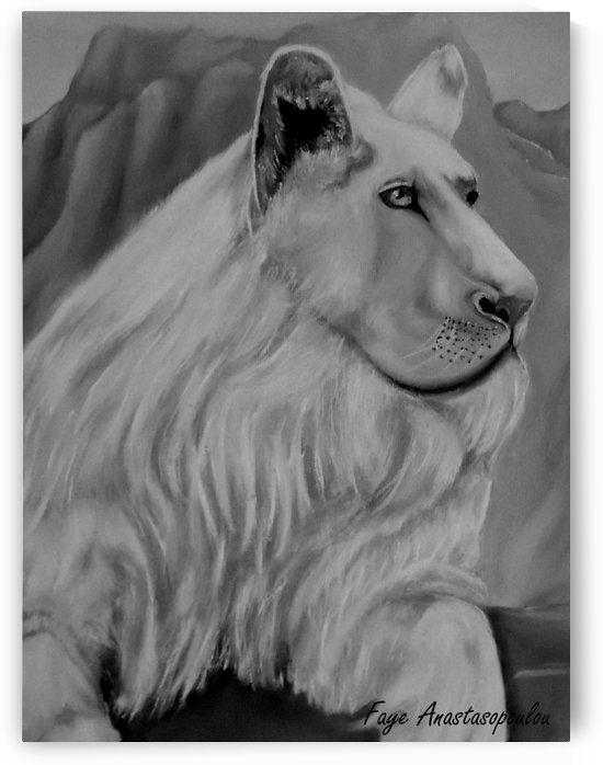 White Lion by Faye Anastasopoulou