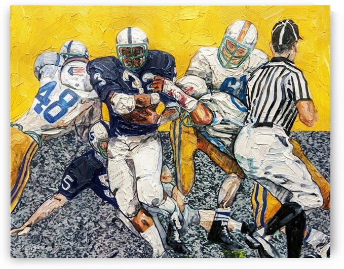 1976 Penn State Football Art Remix by Row One Brand