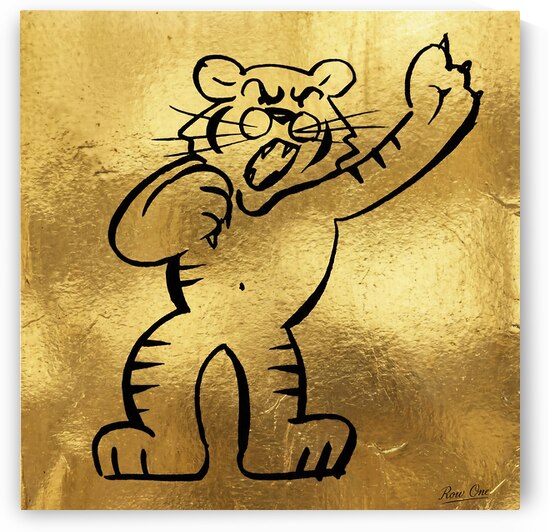 Vintage Missouri Tiger Wearing Glasses by Row One Brand