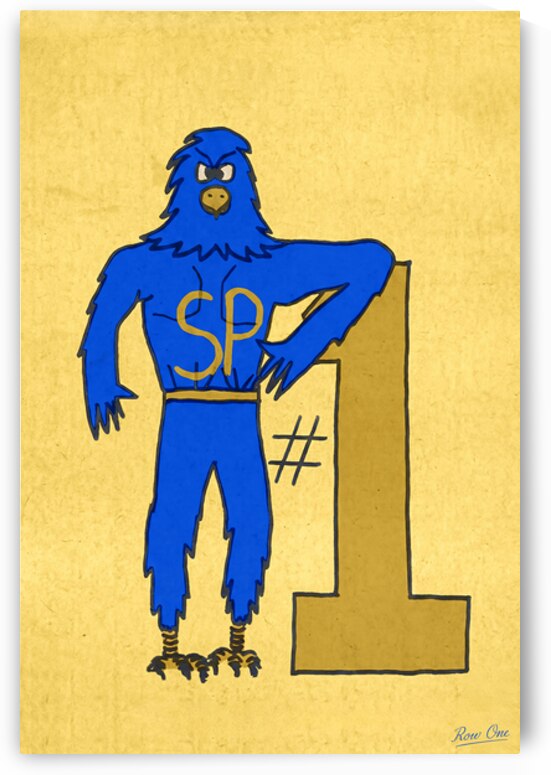 Vintage San Pasqual Eagles Art by Row One Brand