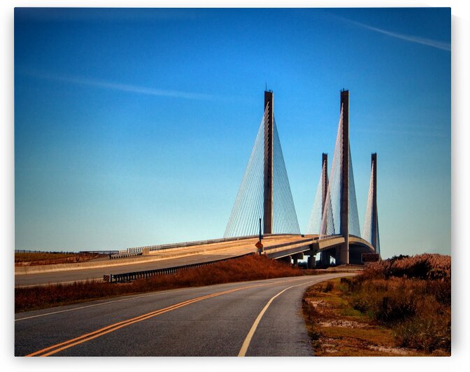 Indian River Bridge North Approach by Bill Swartwout Photography