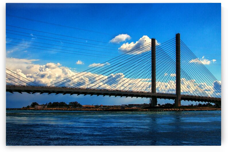 South Stanchions of the Indian River Inlet Bridge by Bill Swartwout Photography