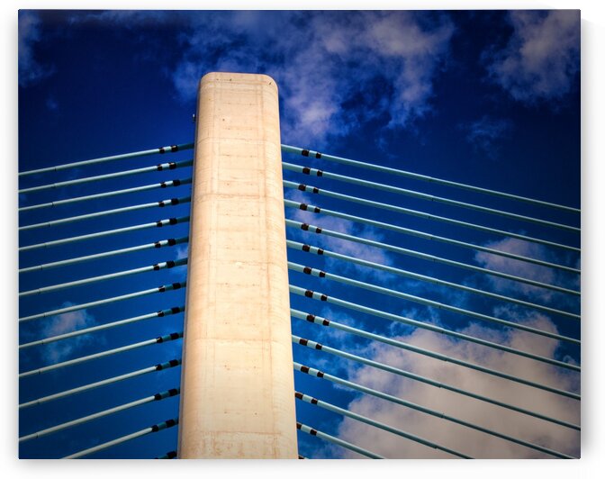 Indian River Bridge Northwest Stanchion by Bill Swartwout Photography