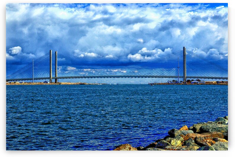 Indian River Bridge Cloud Bank by Bill Swartwout Photography